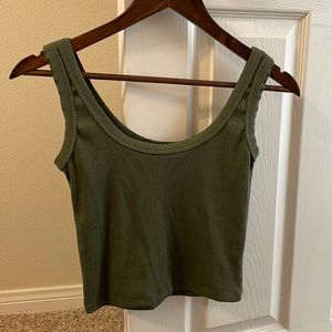 Angie Women's Ribbed Cropped Tank